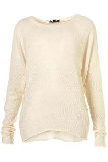 Topshop Speckle Panel Sweat Top - Lyst