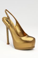 Yves Saint Laurent Tribtoo Slingback Pumps