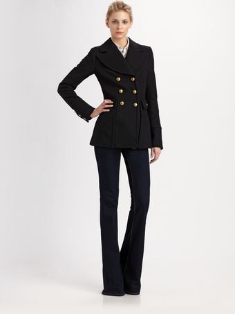 Rachel Zoe Fay Short Peacoat - Lyst