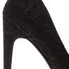 Asos Asos Scala Lace Effect Court Shoe in Black (blacklace) - Lyst