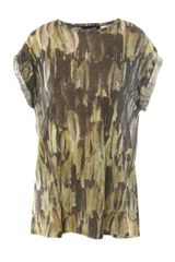 Isabel Marant Wiam Feather Print Top