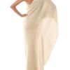 Lanvin Silk One Shouldered Dress in Beige (cream) - Lyst