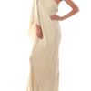 Lanvin Silk One Shouldered Dress in Beige (cream) - Lyst