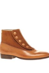 YMC Ymc Button Detail Victorian Boots