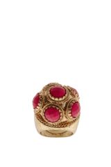 ASOS Collection Asos Domed Cocktail Ring with Facted Set Stones