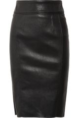 Burberry Stretch-leather Pencil Skirt