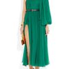 Gucci Silkvoile Asymmetric Dress in Green (emerald) - Lyst
