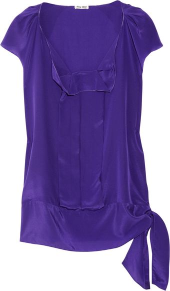  Silk Crepe De Chine Top 