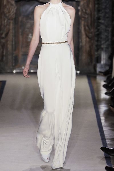 Ysl White Jumpsuit