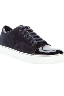 Lanvin Suede Sneakers - Lyst