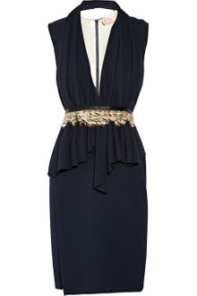 Roksanda Ilincic Darter Wool-crepe Dress - Lyst