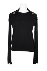 Alexander McQueen Extrafine Merino Wool Long Sleeves Pullover