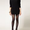 Asos Collection Asos Crochet Lace Tights in Black - Lyst