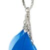 Asos Collection Lipsy Exclusive To Asos Metal Feather Drop Earrings in Blue (cobalt) - Lyst