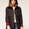 Barbour Classic Beadnell With Red Tartan Lining in Gray (charcoal) - Lyst