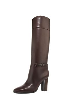 Christian Louboutin Belted Knee Boot - Lyst