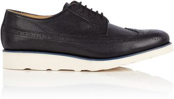 Comme Des Garçons Black Vibram Sole Brogue Shoes - Lyst