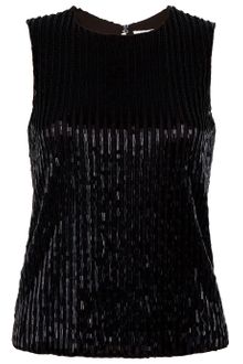 Diane Von Furstenberg Yvan Shell Embellished Top - Lyst