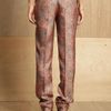 J.w. Anderson J.w. Anderson Womens Paisley Cigarette Trouser in Orange - Lyst