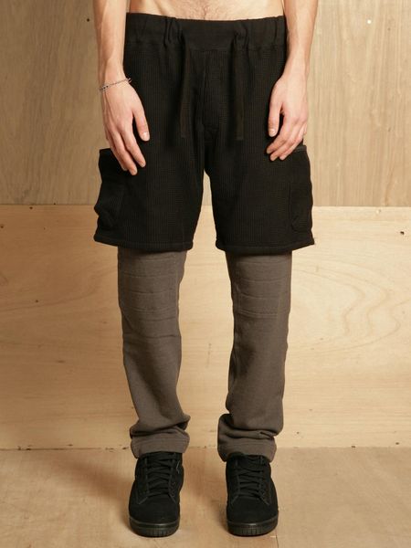 Sasquatchfabrix Mens Layered Cargo Pants in Black for Men - Lyst