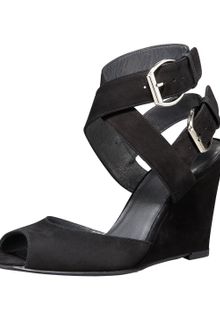 Stuart Weitzman Ankle-strap Wedge Sandal - Lyst