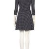Topshop Navy Spot Fit and Flare Dress in Black (navy blue) - Lyst