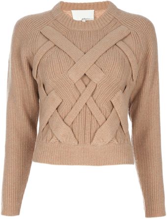 Textured Knit Sweater 
