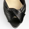 Christian Louboutin Leather Twistfront Dorsay Pumps in Black - Lyst