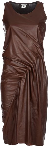  Draped Sleeveless Dress 