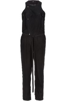 Markus Lupfer Silk Utility Jumpsuit - Lyst