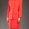 Yves Saint Laurent Vintage Skirt Suit in Pink (coral) - Lyst