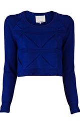 3.1 Phillip Lim Triangle Cable Knit Sweater
