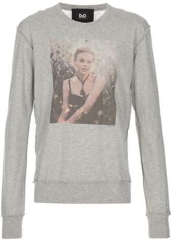 D&G Printed Sweatshirt - Lyst