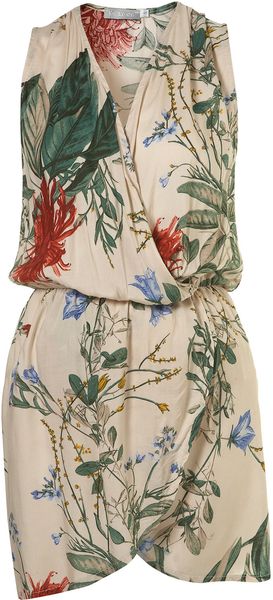 Topshop Botanic Crossover Dress By Love** - Lyst
