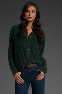 Equipment Signature Blouse - Lyst
