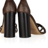 Chloé Python Sandals in Brown - Lyst
