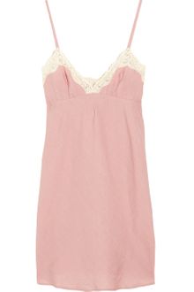 Marni Lace-trimmed Linen Chemise - Lyst
