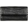 Nancy Gonzalez Crocodile Clutch in Black (pewter) - Lyst