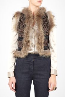 Antik Batik Brown Totem Gilet - Lyst