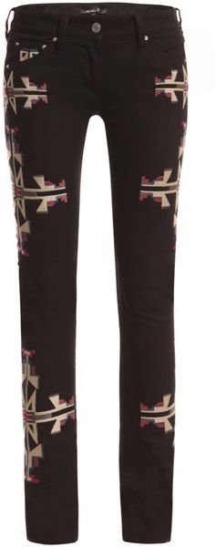 Isabel Marant Renell Navajo Embroidered Jeans - Lyst