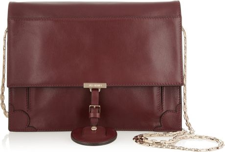 Jason Wu Jourdan Chainstrap Leather Shoulder Bag in Brown (merlot) - Lyst