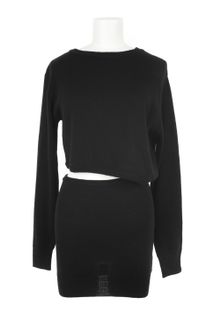 Jeremy Scott Split Knit Dress - Lyst