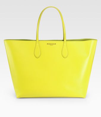 Rochas Rocahs Giallo Tote Bag - Lyst