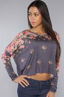 Free People The Flora Boxy Tee - Lyst
