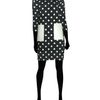 Markus Lupfer Rubber Polka Dot Dress in Black (charcoal) - Lyst