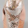 Rebecca Minkoff Trott Snakeeffect Leather Wedges in Beige - Lyst