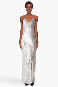 T By Alexander Wang Panne Velvet Cami Long Dress - Lyst