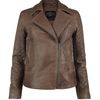 Allsaints Rally Leather Jacket in Brown (taupe) - Lyst