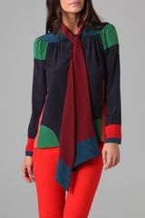 Jill Stuart Lili Tie Neck Blouse