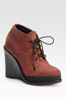 Rag & Bone Odval Desert Suede Wedge Ankle Boots - Lyst